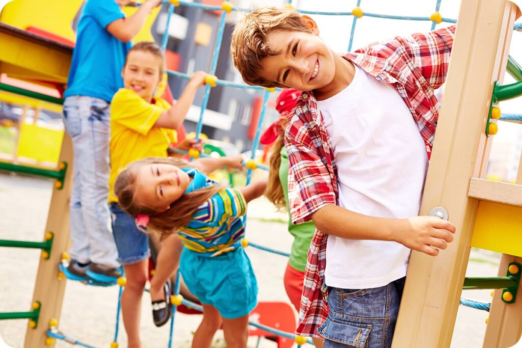 Kids playing